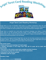 Learning Angel Tarot Card Reading Workshop