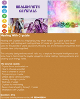 Healing with Crystals Workshop